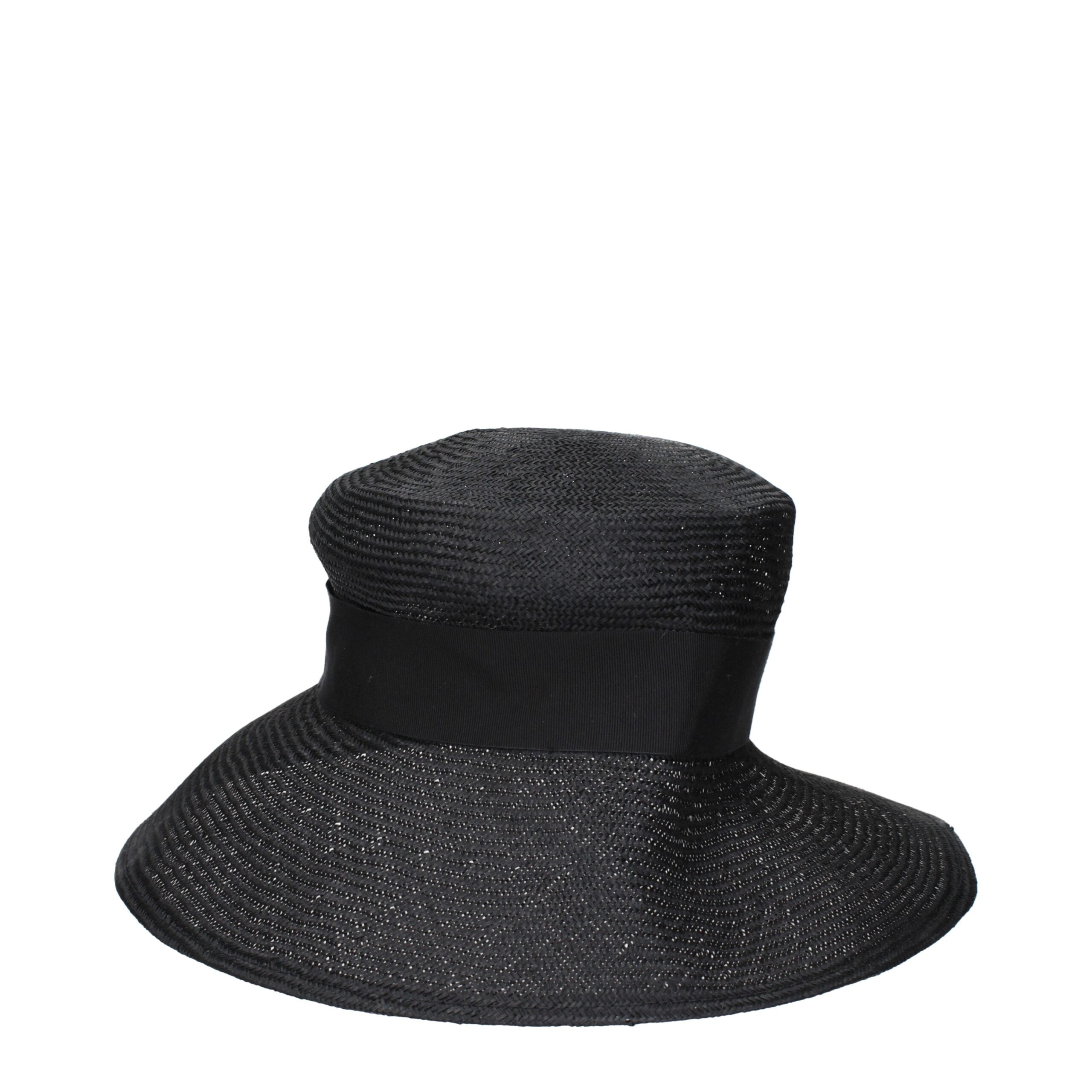 Max Mara Black Fibres Sunhats